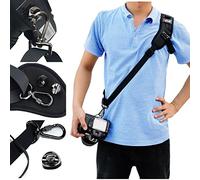 QBINGO Single Lens Reflex Camera Strap, Camera Harness, Extra Long Adjustable Shoulder, Camera Sling (Shoulder Neck Strap) Photo DSLR SLR DV, Sony Nikon Canon Camera Strap