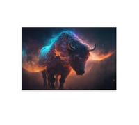 QBIREX Bison0 Poster Canvas Poster Wall Art for Bedroom Livingroom Decoration Birthday Gift 12x18inch(30x45cm)