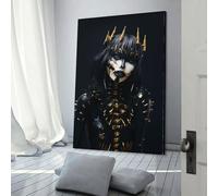 QBIREX Black And Gold Dark Queen Poster Decorative Canvas Posters Wall Art Room Decor Modern Aesthetic Poster Supplies Home Decoration 08x12inch(20x30cm)