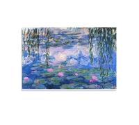QBIREX Canvas Print Wall Art Picture For Home Decor Water Lily Panel Pictures And Artwork Oil The Decoration Art Photo Prints 16x24inch(40x60cm)
