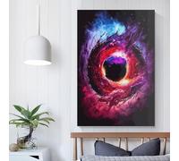 QBIREX Cosmic Monster Art Canvas Paintings On The Wall Art Posters And Prints Hand to Hand Art Pictures Poster Home Decor12x18inch(30x45cm)