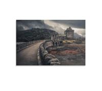 QBIREX Eilean Donan Castle Paintings for Bedrooms for Teens Girl Women Living Room Decoration Wall Canvas 16x24inch(40x60cm)
