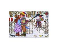 QBIREX First Kiss Art Canvas Paintings On The Wall Art Posters And Prints Hand to Hand Art Pictures Poster Home Decor12x18inch(30x45cm)
