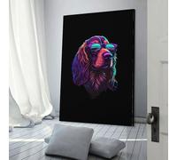 QBIREX Irish Setter Artwork for Living Room Animal Lovers Canvas Art for Living Room Kitchen Home Decorations 08x12inch(20x30cm)