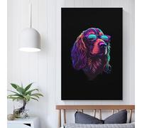 QBIREX Irish Setter Bathroom Prints for Walls Animal Lovers Living Room Canvas for Living Room Children Girl Boys Birthday Party Gift 20x30inch(50x75cm)