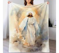 QBIREX Jesus Christ - The Resurrection 3D Printed Flannel Fleece Blanket Soft Lightweight Warm And Cozy for Bed, Couch 50x60inch(127x152cm)