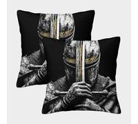 QBIREX 'Medieval Crusader with Sword' Poster, Picture, Metal Print, Paint by The Creative Hub Pillowcases 2 Pack Silky Soft Personalised Pillowcase Xmas Cushions Covers 40x40cm