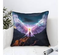 QBIREX Mysterious Guardian1 King Size Pillow Cases for Sofa Bedroom Pillow Shell Breathable Standard Pillow Covers Pack of 2 50x50cm