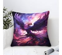 QBIREX Mystical_Phoenix_Bird_ King Pillow Cases Home Decor Decorations Lightweight & Breathable Small Pillow Cases 50x50cm