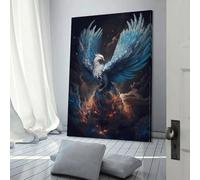 QBIREX Mystical Phoenix Bird Poster Vintage Art Cover Room Decor Aesthetic Bedroom Decor Canvas Posters For Bedroom 20x30inch(50x75cm)