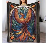 QBIREX Phoenix Myth Animal Easy-Care Big Fluffy Blanket Couch Sister Blanket from Sister Gift for Women 40x50inch(100x130cm)