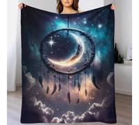 QBIREX Printed Fleece Throw Blanket for Adult Dreamcatchers Quest Soft Warm Microfiber Bed Winter Flannel Blankets 60x80inch(150x200cm)