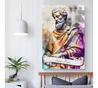 QBIREX 'Saint Peter The Apostle Art Work for Home Walls for Bedroom Office Bathroom Decor Picture Canvas 12x18inch(30x45cm)