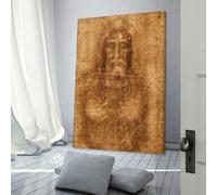 QBIREX Shroud of Turin Wall Prints for Living Room for Gifts Bathroom Home Kitchen Office Decor Living Wall 08x12inch(20x30cm)