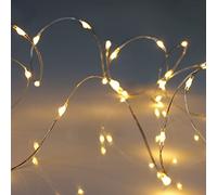 Q attery Operated Fairy Lights, Micro Warm White LEDs, Wire Lights with Timer (30 LED)
