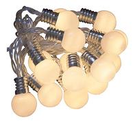 Q airy Lights Battery Powered with 16 Mini Bulbs on Clear Cable with Timer, Opaque, Bedroom Fairy Lights