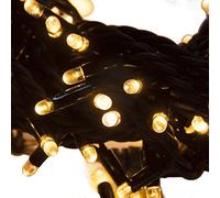 Qbis Professional Connectable String Lights. Christmas Fairy Lighting Kit (extendable). 100m Fairy Lights, 1000 LED Christmas Lights (100, Warm White)