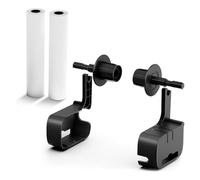 Qbkohphifm M08F Printer Holder & 2 Rolls US Letter 8.5x11inch Thermal Paper, Desktop Printer Accessory Supplies for Travel, Home