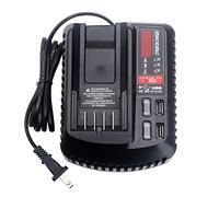 Qbmel 20V Battery Charger Replacement for Craftsman V20 Lithium Ion 20Volts Battery CMCB104 CMCB202 CMCB201 CMCB209 CMCB205 CMCB100 CMCB102 CMCB101 with USB Port(Only for 20V,not for 19.2V)