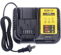 Qbmel DCB112 Rapid Charger Compatible with de-Walt 12V-20V MAX Lithium Battery Charger