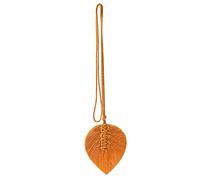 qbodp 2 Pack Boho Style Weave Tassel Curtain Tiebacks Handmade Leaf Tie Backs for Drapes, Elegant Decorative Curtain Holdbacks Curtain Ties Decorative Rope, Orange