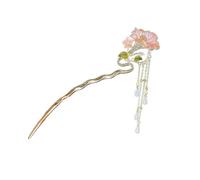qbodp Morning Glory Hair Stick for Buns, Dangle Tassel Hair Chopsticks Elegant Hairpins Stick Hair Accessories for Thick Hair