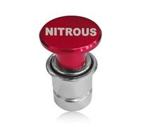 QBOONPT Nitrous Button Cigarette Lighter Plug for Car, Aluminum Alloy Push Button Cigarette Lighter Replacement for Most Vehicles with Standard 12 Volt Power Source, Universal Car Accessories(Nitrous)