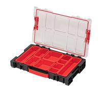 QBRICK Assortment Box - Small Parts Magazine - 450 x 295 x 80 mm - Premium Sorting Tool Box with Extendable Buckets - Organza Pro Series Sorting Case