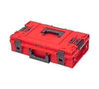 Qbrick - System ONE 200 2.0 Vario RED Ultra HD - Tool Box with Clamp Fasteners - Storage for Work Tools and Accessories with 50kg Capacity - Made of Durable Plastic, ABS