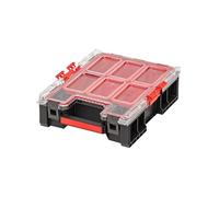 Qbrick - System ONE Organiser M Plus 2.0. BLACK - Organiser Storage for Tools Set and Accessories with High Storage Capacity - Made of Durable Plastic