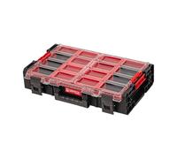 Qbrick - System ONE Organiser XL 2.0 BLACK - Organiser Storage for Tools Set and Accessories with High Storage Capacity - Made of Durable Plastic - Includes Multiple Buckets