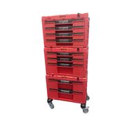 Qbrick System Prime - Drawer Set 1, Red Ultra Hd