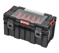 Qbrick - System PRO 500 Expert Waterproof Tool Box with Built-in Organiser, Aluminium Handle and Polycarbonate Lid - Dust Resistant