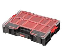 Qbrick - System PRO Organiser 300 BLACK - Heavy-Duty Modular Storage Box for Tools, Parts & Accessories - Stackable, High-Capacity Case for Tool Trolley
