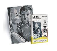 QBRIX A4 Original Personalised Diamond Art | Customised Gifts Diamond Art | Full Diamond Painting Kit | Personalised Gifts | DIY Diamond Mosaic Image | 5D Diamond Painting
