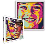 QBRIX Retrowave- Clamping block mosaic Photo kit, Personalized gift, Custom, Picture kit, Building set, Pixel Art’s Art Plug-in block painting