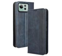 QBRXFPA Flip Folio PU Leather Magnetic Wallet Case with Credit Card Holder Slots Kickstand Case for Asus Zenfone 12 Ultra 5G-Blue