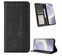 QBRXFPA Flip Folio PU Leather Magnetic Wallet Case with Credit Card Holder Slots Kickstand Case for OnePlus Ace 6 5G-Black