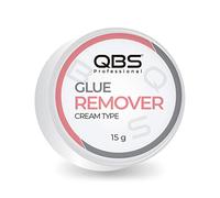 QBS Glue Remover Pink Cream - Eyelash Extension Glue Dissolver for Sensitive Eyes | Low-Irritation Lash Adhesive Debonder | Super Glue & Makeup Remover - Cream Type 15g