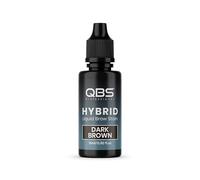 QBS Hybrid Brow Stain - Semi Permanent Eyebrow Tint for Professional Use | Long Lasting Eyebrow Dye Lasts Up to 10 Days on Skin & 7 Weeks on Hair | Waterproof | Colour: Dark Brown (15ml)