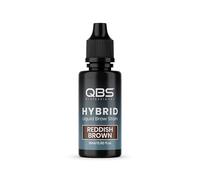 QBS Hybrid Brow Stain - Semi Permanent Eyebrow Tint for Professional Use | Long Lasting Eyebrow Dye Lasts Up to 10 Days on Skin & 7 Weeks on Hair | Waterproof | Colour: Reddish Brown (15ml)