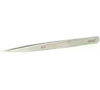 QBS® Lightweight Stainless Steel Anti Magnetic Tweezers For Eyelash Extensions (Q-3, Straight)