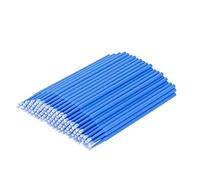 QBS® Micro Applicator Brushes, Disposable Eyelash Cleaning Micro Brushes, Lash Wands for Primer & Remover, Eye Makeup Tools, Mascara Wand, Pointed Tip Microfibre Extension Brush (500pcs) - Blue