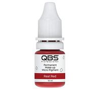 QBS Microblading Pigments for Lips, Salon-Grade, 10ml, Real Red | Professional Lip Tint for Machine, Hand Use, Choice of 6 Lip Colours, SPMU for Lip Enhancement, Microblading Lip Pigments