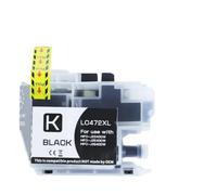 QBVHAEPY 1 PCS LC472XL Ink Cartridge Compatible With MFC-J2340DW MFC-J3540DW MFC-J3940DW Printers 1 To 2 SET Replacement Ink(LC472XL-Black)