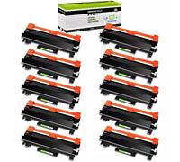 QBVHAEPY 10PK TN760 Toner Cartridge Compatible With HL-L2350DW HL-L2370DW MFC-L2750DWXL Printers Replacement Printing Toner Yield 1 Pack(10PK TN760)