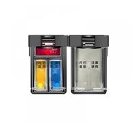 QBVHAEPY 302XL 302 XL Refillable Ink Cartridge Compatible With 302 DeskJet 1110 2130 302xl Nvy 4520 NS45 Officejet 3630 3639 5200 Transparent Ink Tank(BK-CL)
