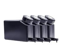 QBVHAEPY 4Color 1Set Bulk Ink System Compatible With Roland RS640 RS740 Mutoh VJ1604 Mimaki JV33 Printers 4 Tanks 4 Cartridges Eco Solvent CISS(4pcs UV Ink Bottle)