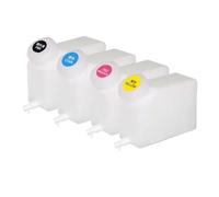 QBVHAEPY 4Color 1Set Bulk Ink System Compatible With Roland RS640 RS740 Mutoh VJ1604 Mimaki JV33 Printers 4 Tanks 4 Cartridges Eco Solvent CISS(4pcs Ink Bottle)