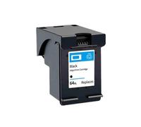 QBVHAEPY 64XL Ink Cartridge Compatible With Printers 6200 7100 7800 7164 7855 7864 6252 6255 Replacement For 64XL(1BK)